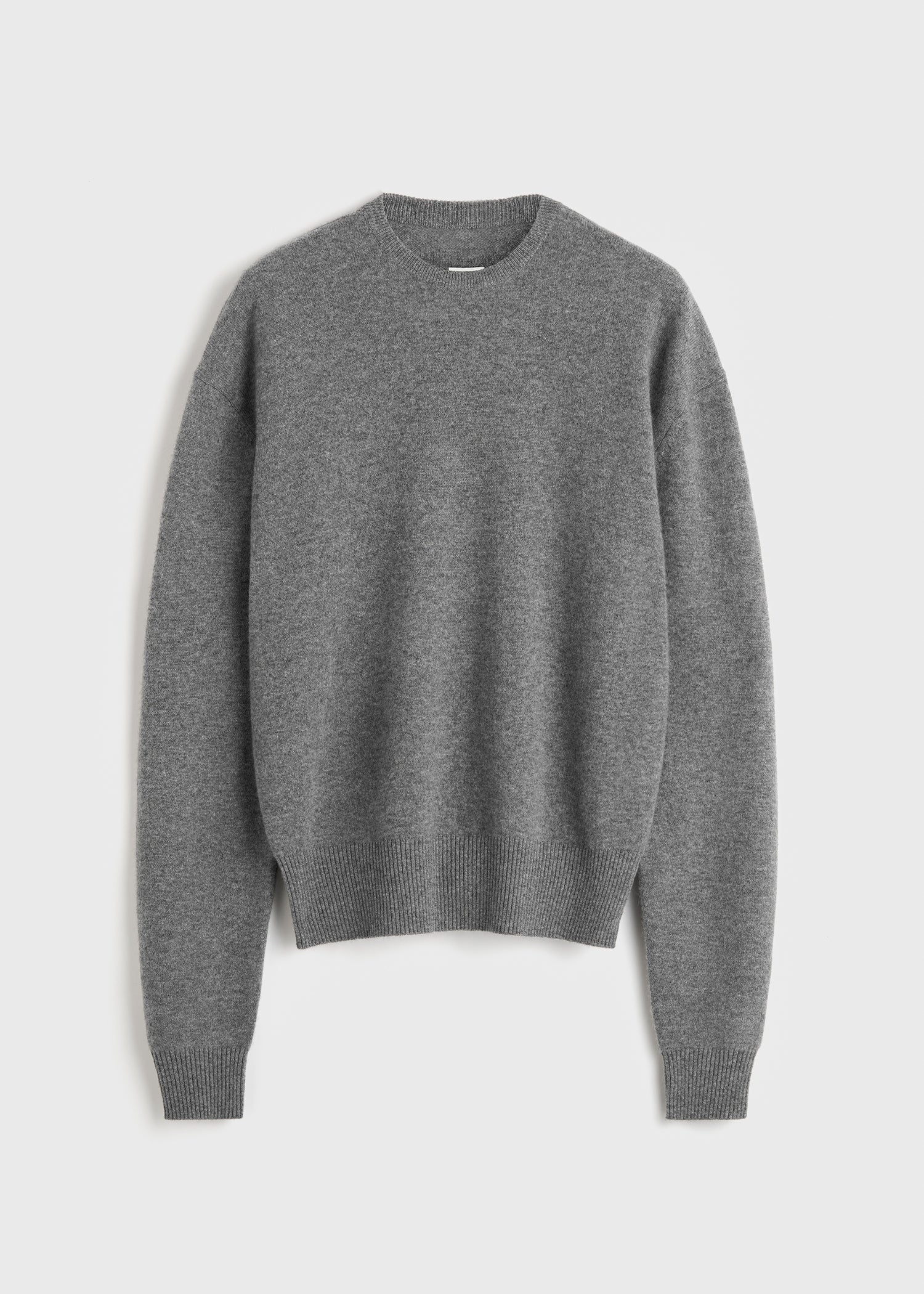 Classic cashmere crew knit mid grey – TOTEME