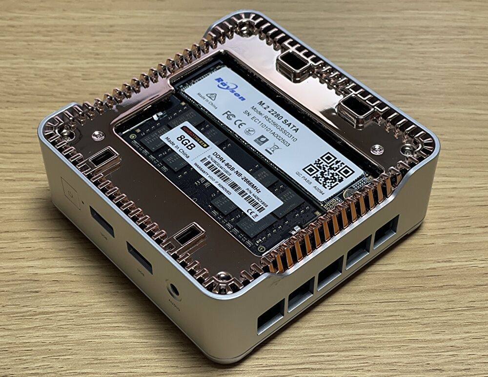 NiPoGi E2 ミニPC 実機レビュー。Twin Lake N150を搭載、低価格ながら