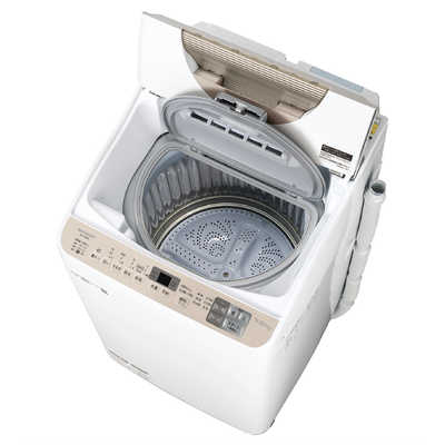 シャープ SHARP 縦型洗濯乾燥機 洗濯5.5kg 乾燥3.5kg ヒーター乾燥 ES