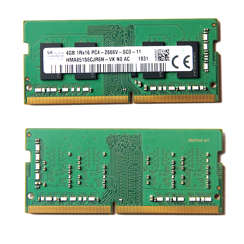 Sk hynix DDR4 4GB 8GB 2666MHz RAM 1Rx16 PC4 - 2666V 1.2V Laptop