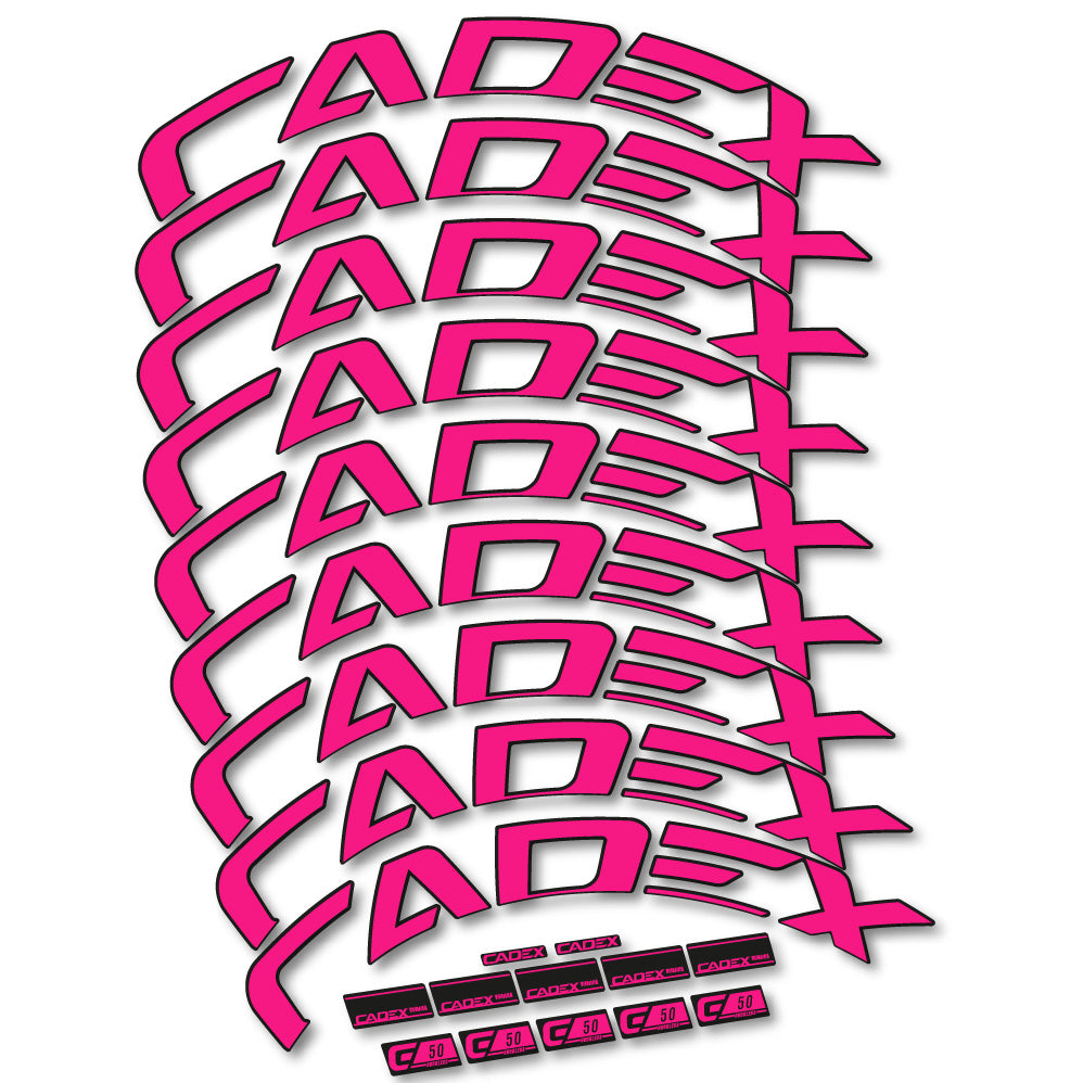 Decal Cadex 50 Ultra Disc, Road Wheel 50 mm, bike sticker vinyl