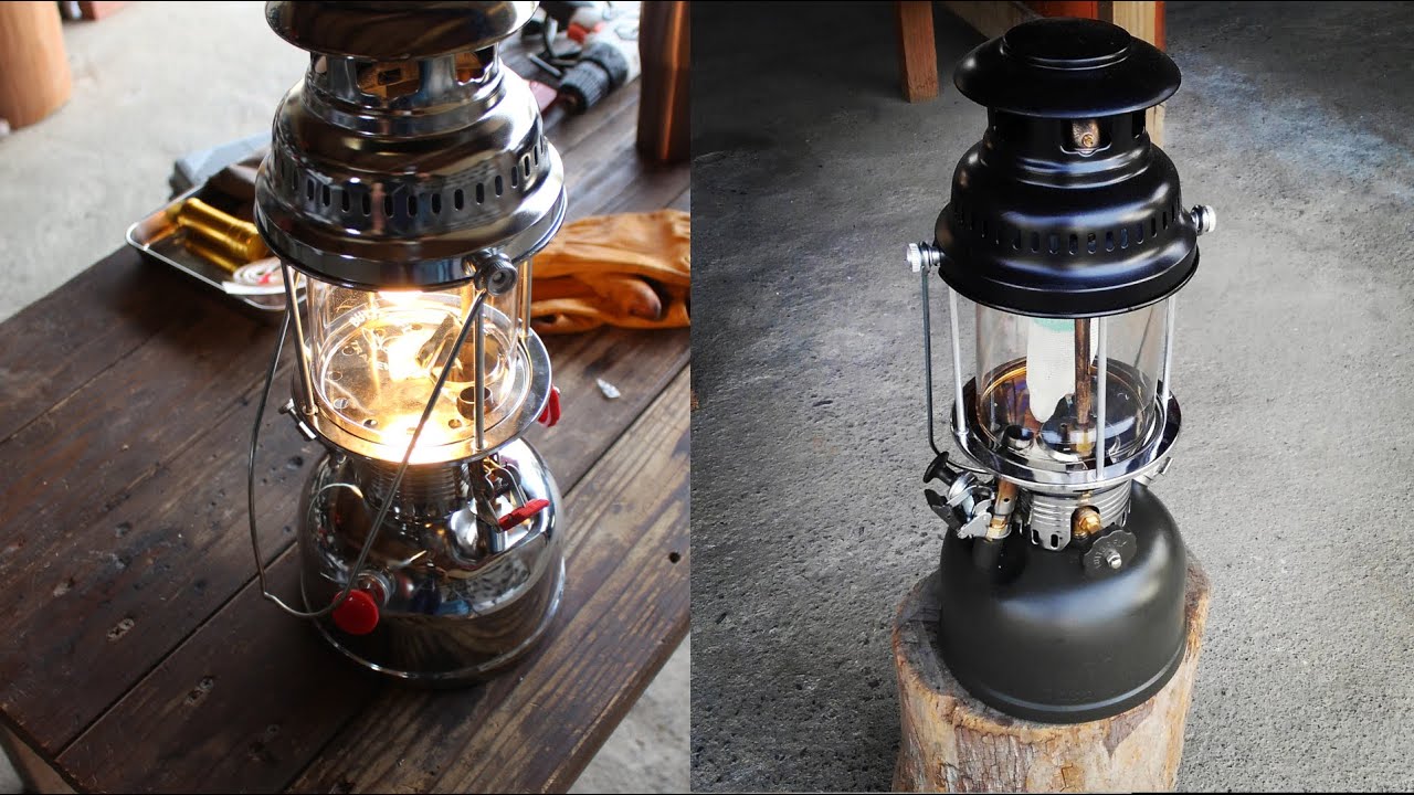 Paint a 500CP kerosene lantern in military colors / バタフライ