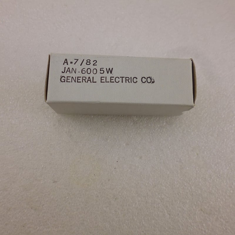 新品 長期保管品 真空管 JAN-6005W GE製 ( ZHW-TUBE-042) | 高