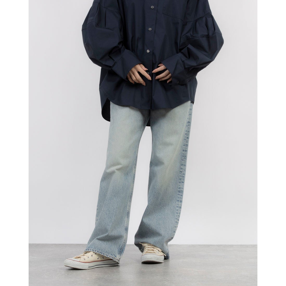 クラネ CLANE SECOND DENIM PANTS （ICE BLUE） -靴＆ファッション通販