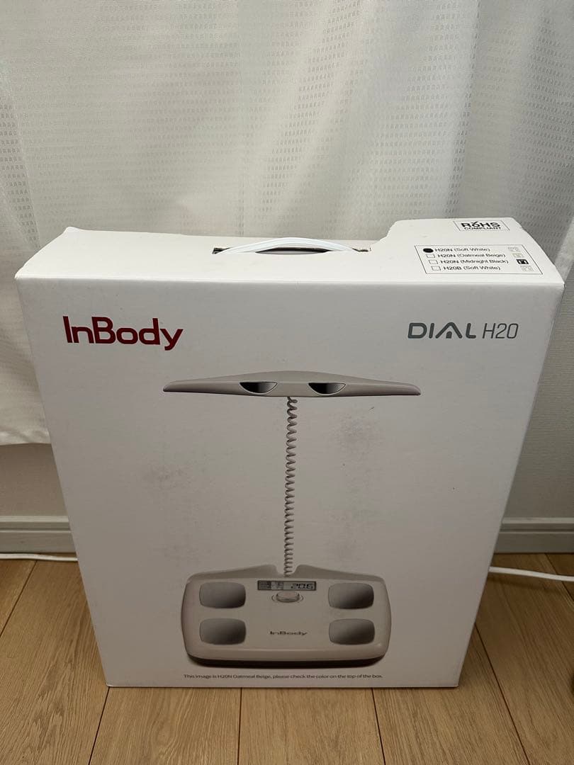079 インボディ 体組成計 InBody Dial H20 ソフトホワイト プレミアム体組成計 ソフトホワイト H20N [スマホ管理機能あり] InBody