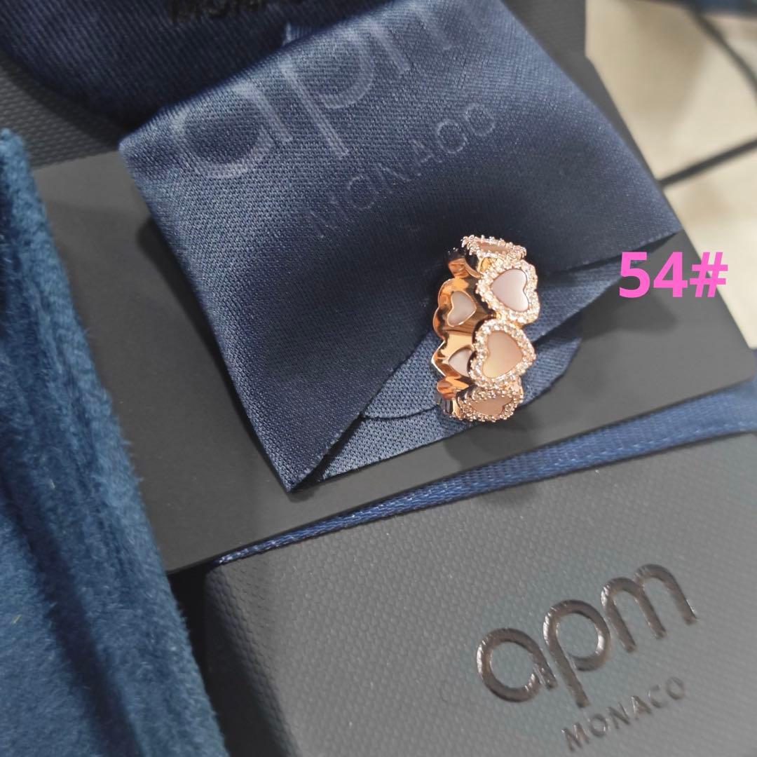 【 apm Monaco】ローズゴールド ハート型リング.（指輪 .54） apm Monaco】ローズゴールド ハート型リング.（指輪 .54） - メルカリ